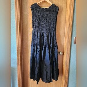J Crew Smocked Drop Waist Dress